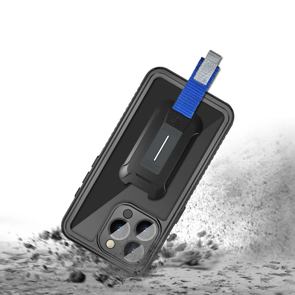 MX-IPH | iPhone 17 / iPhone 16 / iPhone 15 / iPhone 14 Series | Waterproof Case IP68 shock & water proof Cover w/ X-Mount & Carabiner - Image 4