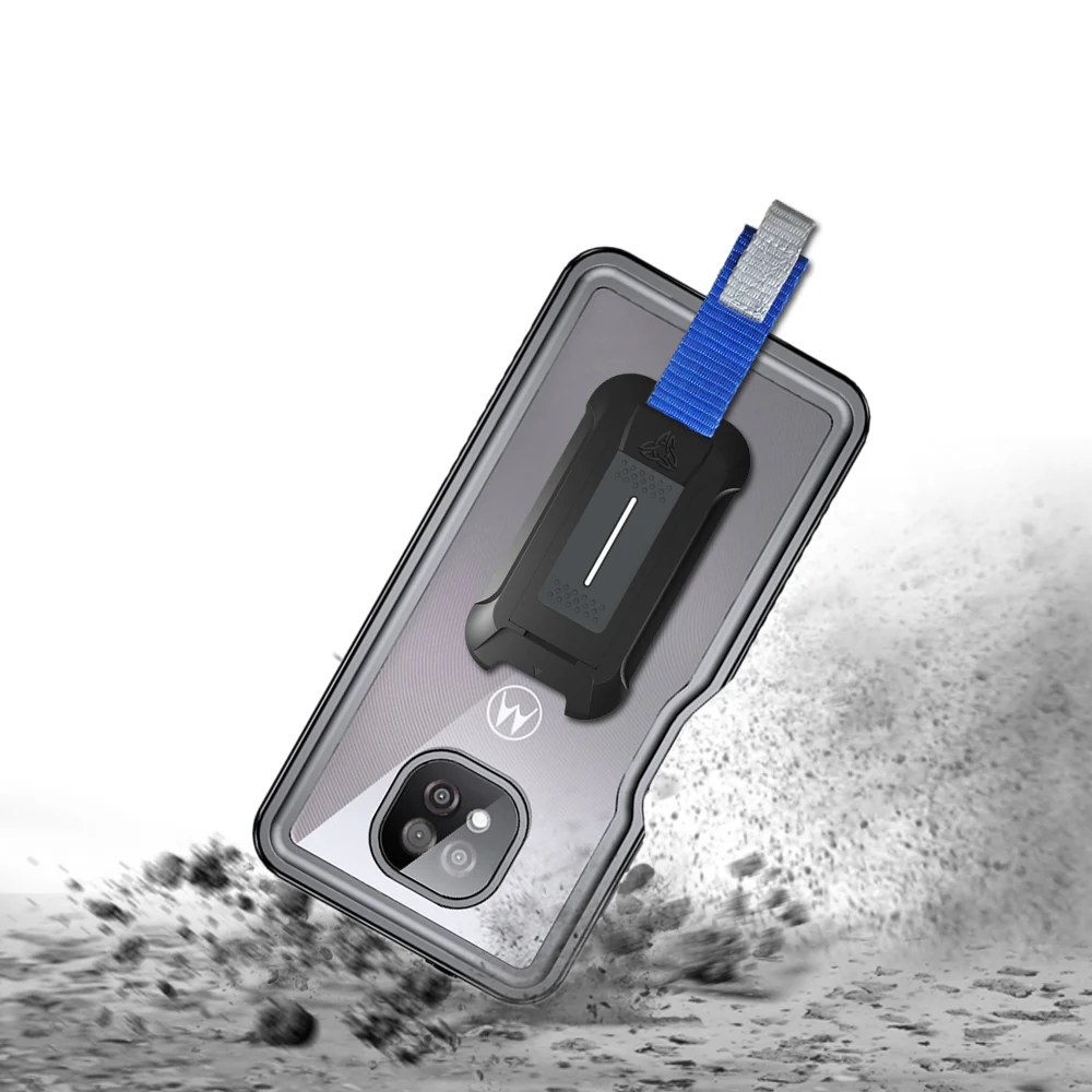 MX-MT21-GPW | Motorola Moto G Power (2021) Waterproof Case | IP68 shock & water proof Cover w/ X-Mount & Carabiner - Image 5