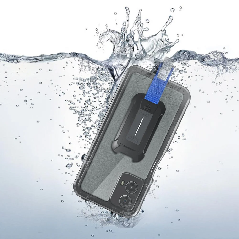 MX-MT24-G5G24 | Motorola Moto G 5G (2024) Waterproof Case | IP68 shock & water proof Cover w/ X-Mount & Carabiner - Image 2
