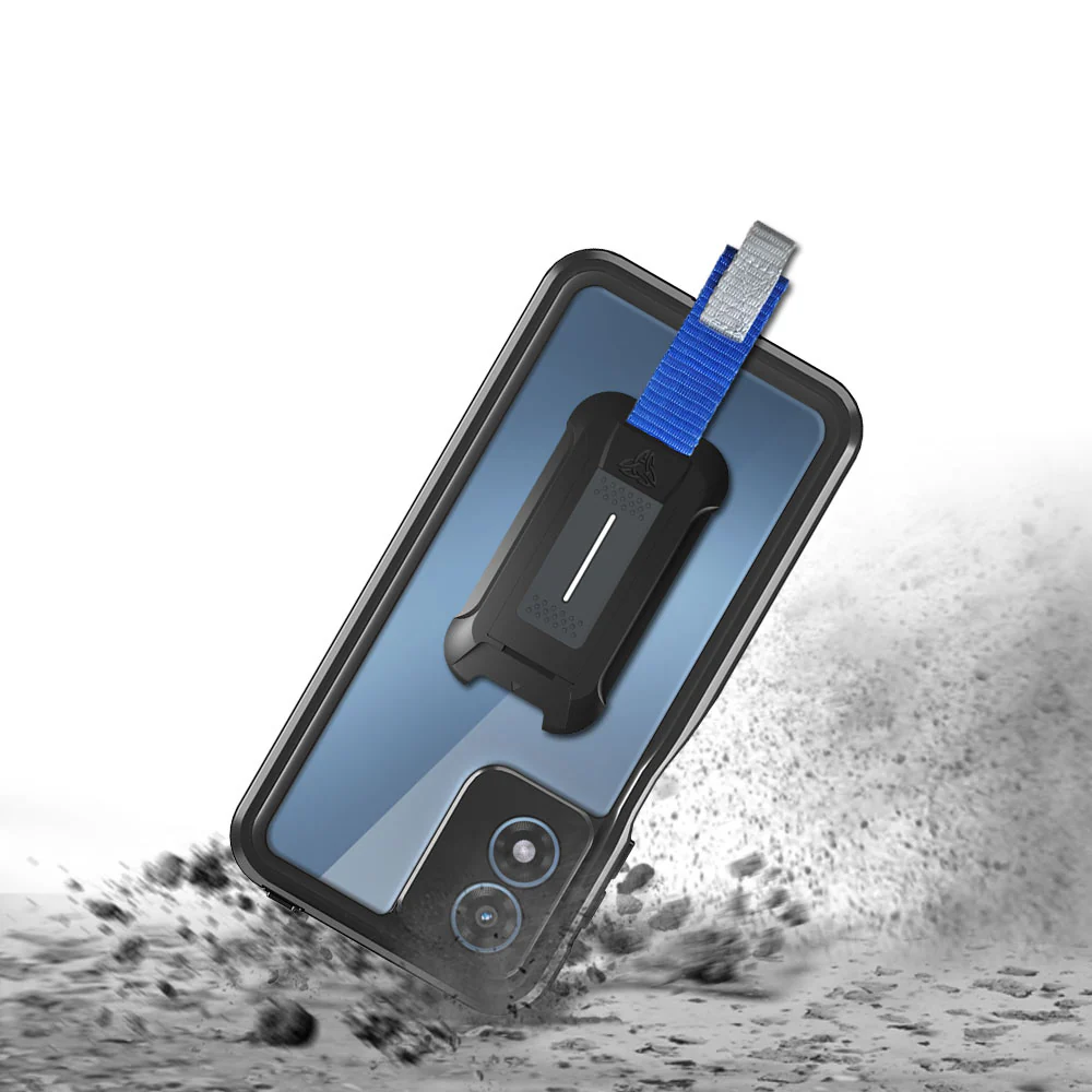 MX-MT24-GPY24 | Motorola Moto G Play (2024) Waterproof Case | IP68 shock & water proof Cover w/ X-Mount & Carabiner - Image 9