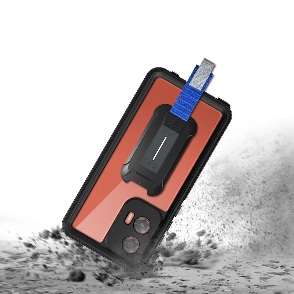 MX-MT24-STY24 | Motorola Moto G Stylus 5G (2024) Waterproof Case | IP68 shock & water proof Cover w/ X-Mount & Carabiner - Image 9
