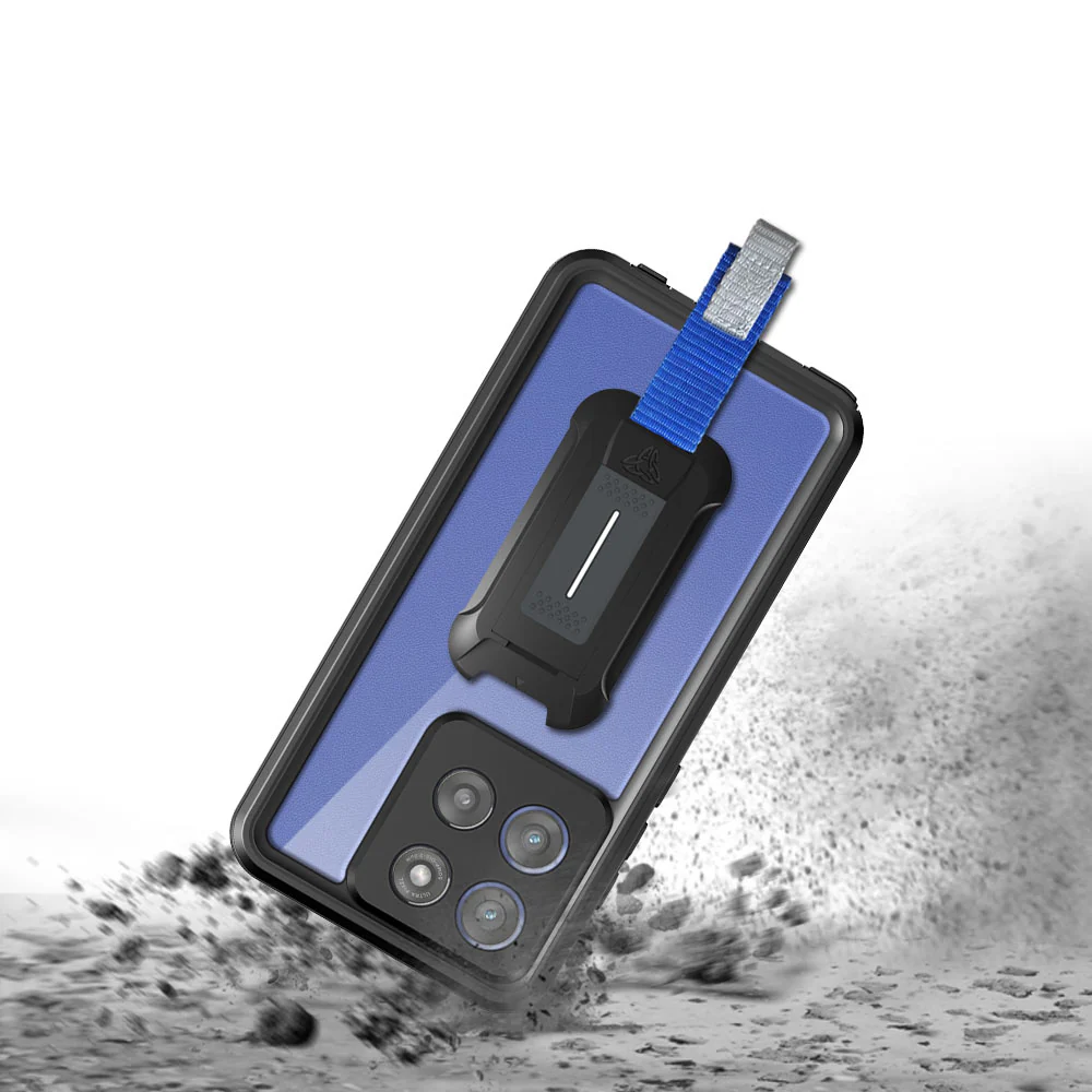 MX-MT25-STY25 | Motorola Moto G Stylus 5G (2025) Waterproof Case | IP68 shock & water proof Cover w/ X-Mount & Carabiner - Image 9