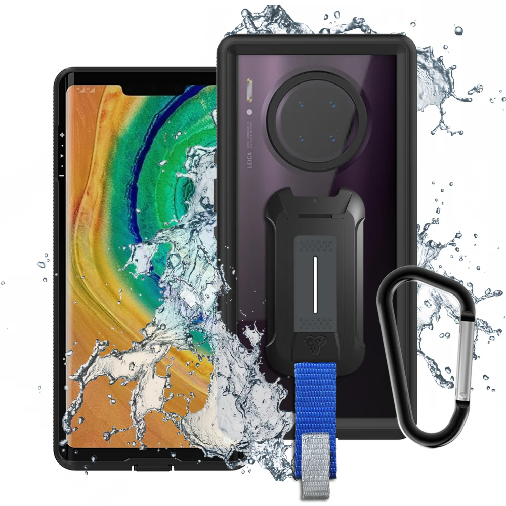 MX-MT30P | Huawei Mate 30 Pro Case | IP68 Ultimate waterproof w/ KEY Mount & Carabiner