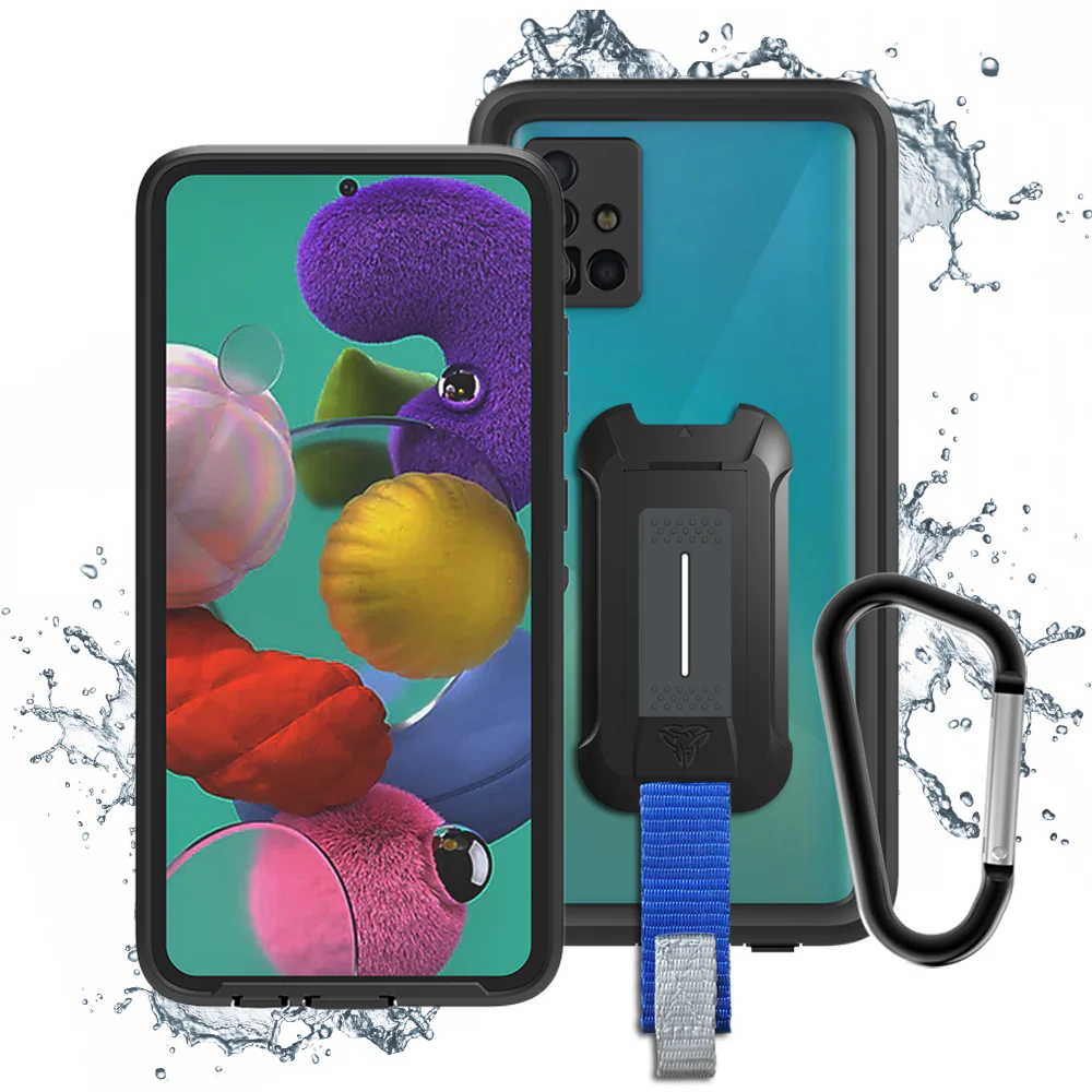 MX-SS-A | Samsung Galaxy A Series Waterproof Case | IP68 shock & water proof Cover w/ X-Mount & Carabiner