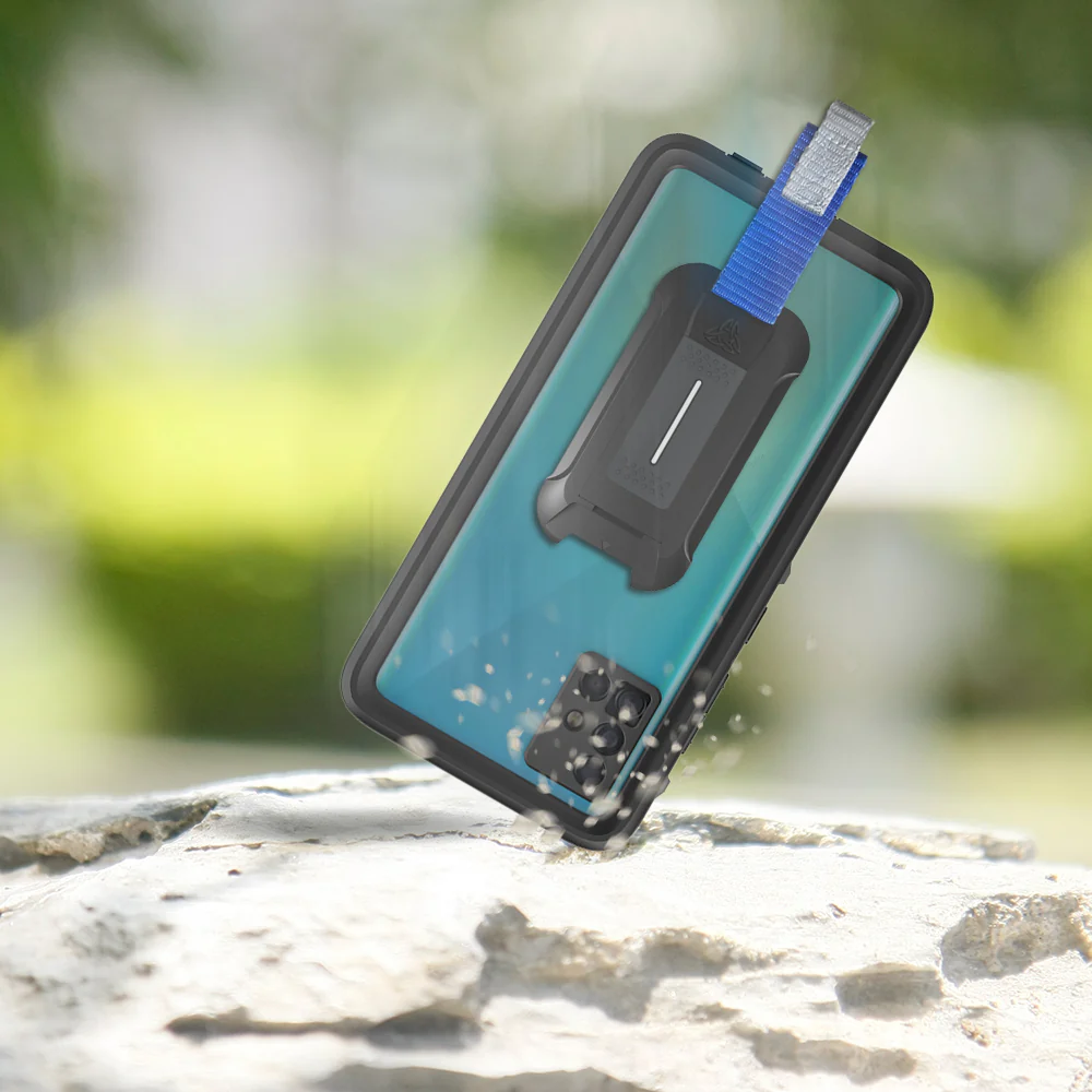 MX-SS-A | Samsung Galaxy A Series Waterproof Case | IP68 shock & water proof Cover w/ X-Mount & Carabiner - Image 8