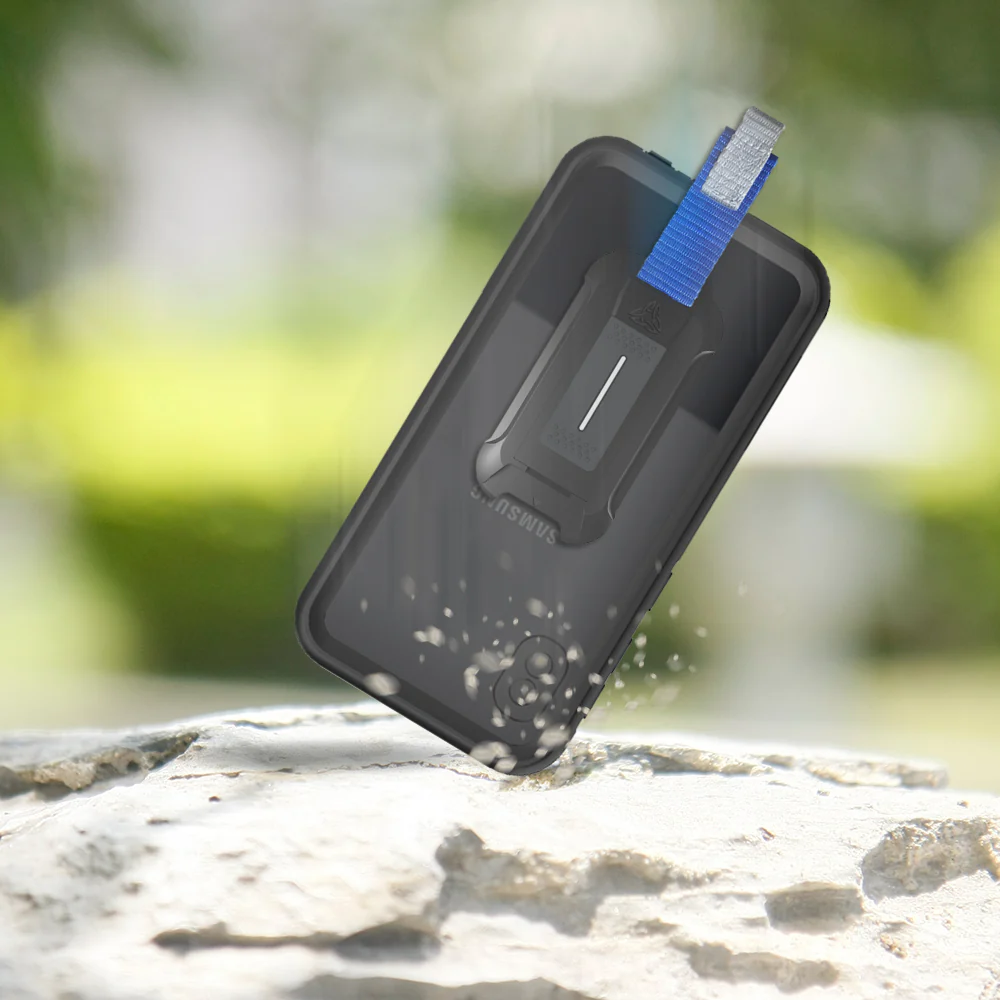 MX-SS19-A10E | Samsung Galaxy A10e Waterproof Case | IP68 shock & water proof Cover w/ X-Mount & Carabiner - Image 9