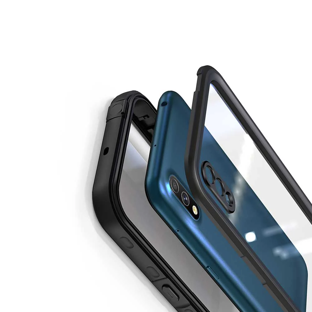 MX-SS21-A02SUS | Samsung Galaxy A02S (US Ver.) Waterproof Case | IP68 shock & water proof Cover w/ X-Mount & Carabiner - Image 7