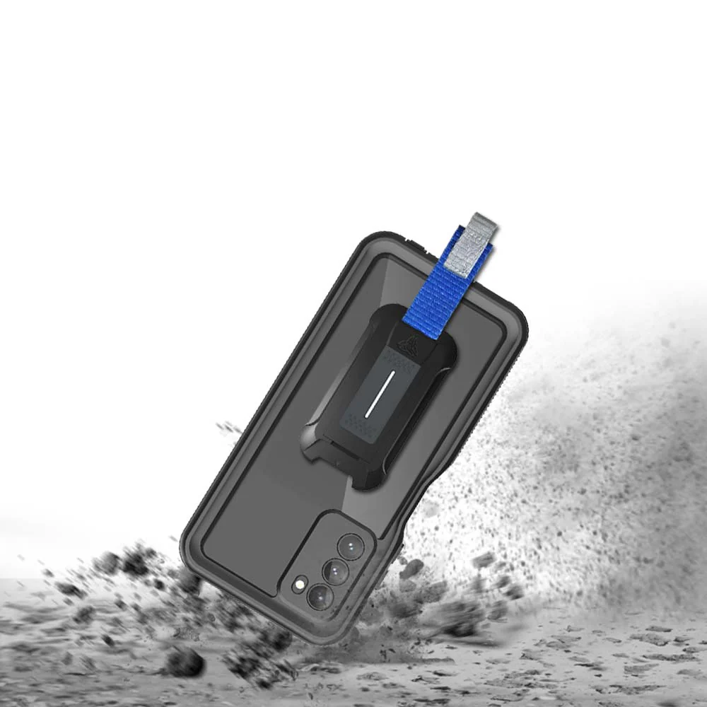 MX-SS21-A03SNA | Samsung Galaxy A03s SM-A037 (North America Ver.)  Waterproof Case | IP68 shock & water proof Cover w/ X-Mount & Carabiner - Image 8