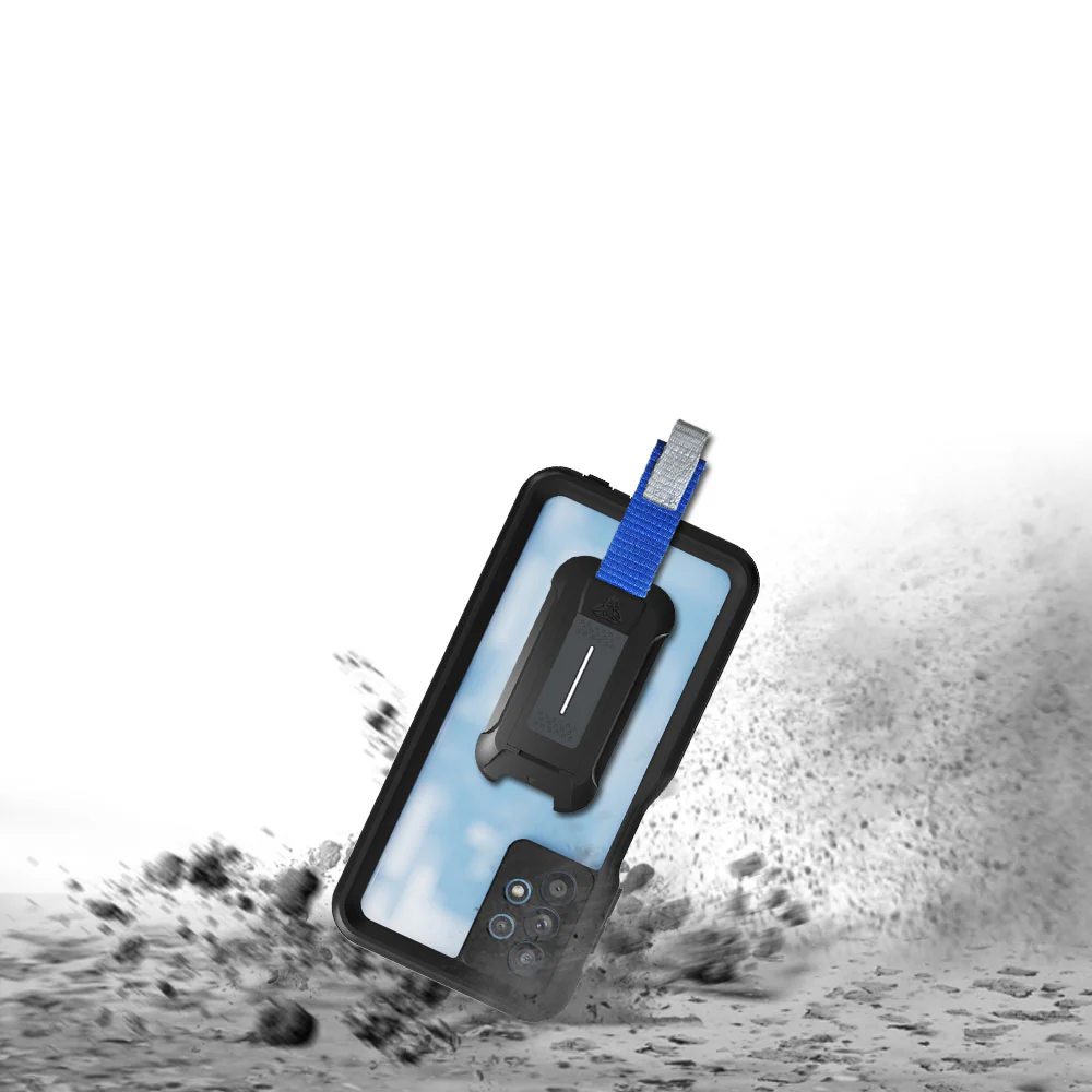 MX-SS21-A134G | Samsung Galaxy A13 4G SM-A135 / A13 SM-A137 Waterproof Case | IP68 shock & water proof Cover w/ X-Mount & Carabiner - Image 3