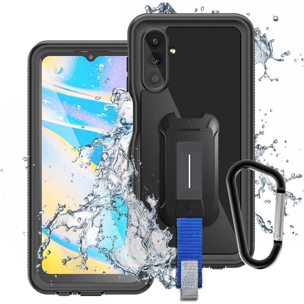 MX-SS21-A135G | Samsung Galaxy A04s SM-A047 Waterproof Case | IP68 shock & water proof Cover w/ X-Mount & Carabiner