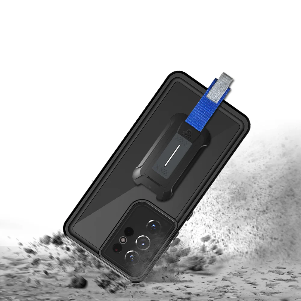 MX-SS21-S21U | Samsung Galaxy S21 Ultra 5G SM-G998 Waterproof Case | IP68 shock & water proof Cover w/ X-Mount & Carabiner - Image 8