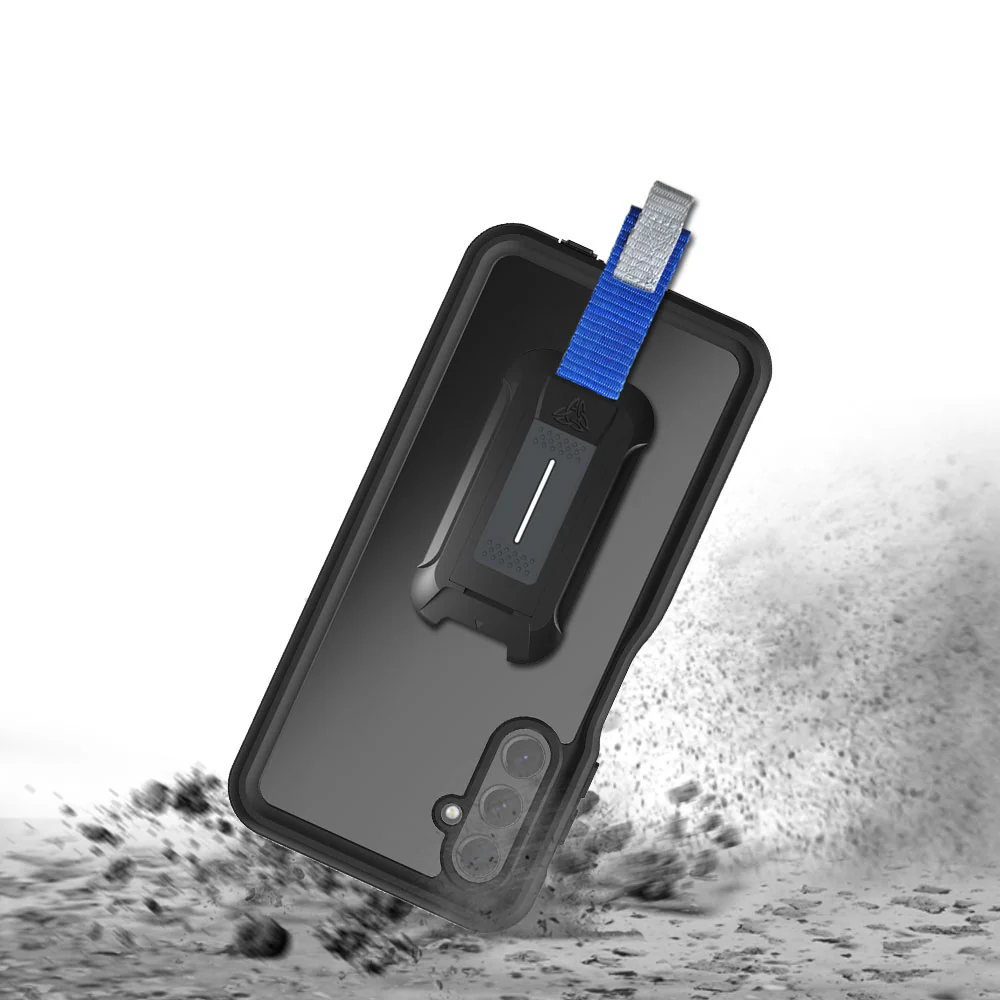 MX-SS22-A145G | Samsung Galaxy A14 5G SM-A146 Waterproof Case | IP68 shock & water proof Cover w/ X-Mount & Carabiner - Image 3