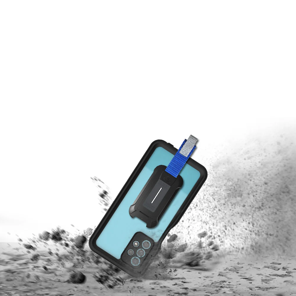 MX-SS22-A235G | Samsung Galaxy A23 5G SM-A236 / A23 4G SM-A235 ( NOT for A23 5G UW SM-A236V ) Waterproof Case | IP68 shock & water proof Cover w/ X-Mount & Carabiner - Image 3