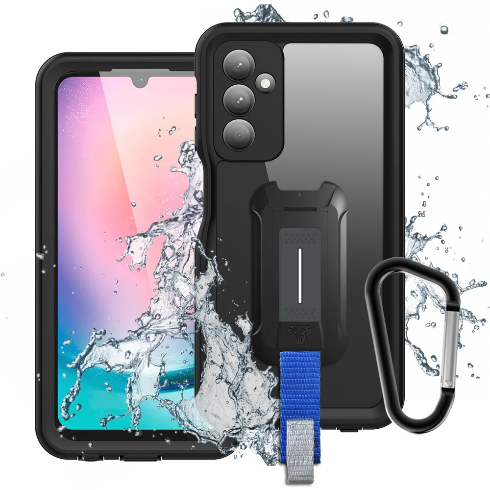 MX-SS23-A244G | Samsung Galaxy A24 4G SM-A245 Waterproof Case | IP68 shock & water proof Cover w/ X-Mount & Carabiner