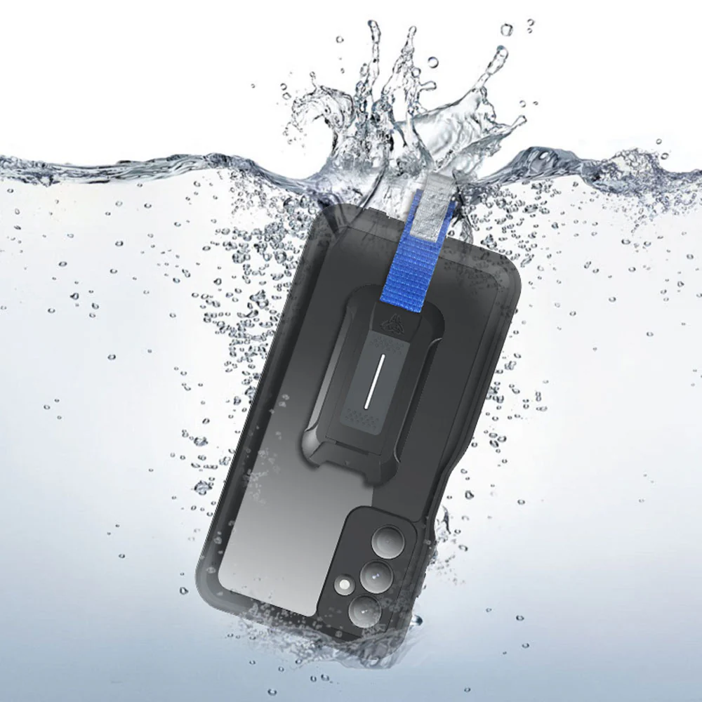 MX-SS23-A244G | Samsung Galaxy A24 4G SM-A245 Waterproof Case | IP68 shock & water proof Cover w/ X-Mount & Carabiner - Image 2