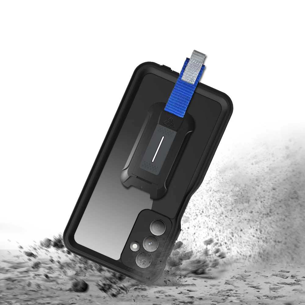 MX-SS23-A244G | Samsung Galaxy A24 4G SM-A245 Waterproof Case | IP68 shock & water proof Cover w/ X-Mount & Carabiner - Image 3