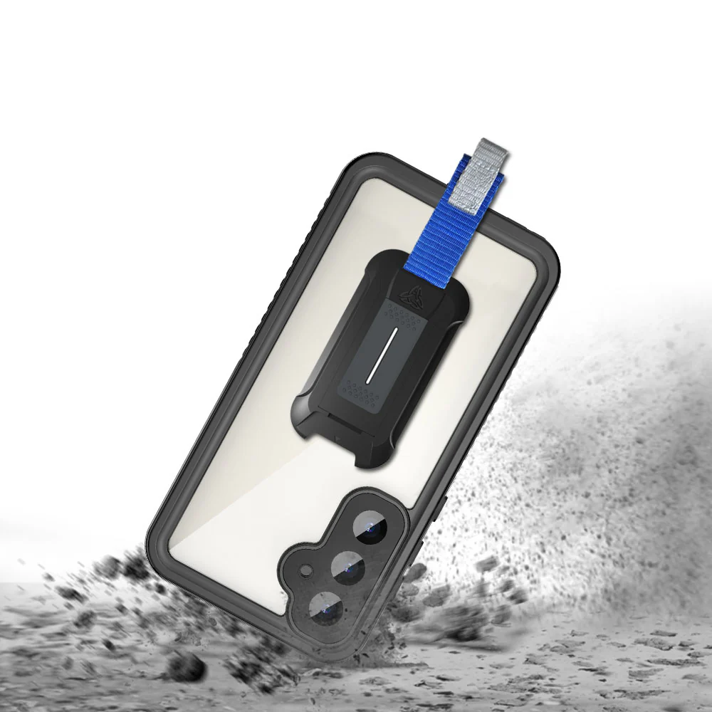 MX-SS23-S23FE | Samsung Galaxy S23 FE 5G SM-S711 Waterproof Case | IP68 shock & water proof Cover w/ X-Mount & Carabiner - Image 3