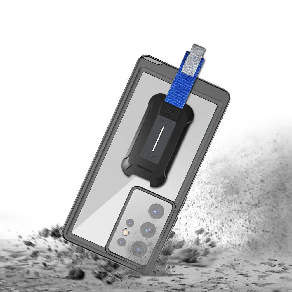 MX-SS23-S23U | Samsung Galaxy S23 Ultra SM-S918 Waterproof Case | IP68 shock & water proof Cover w/ X-Mount & Carabiner - Image 3