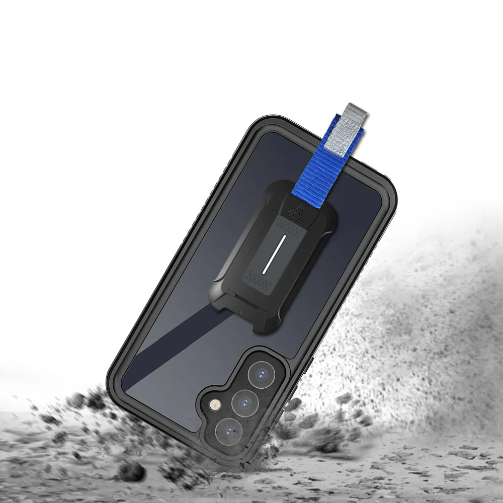 MX-SS24-A555G | Samsung Galaxy A55 5G SM-A556 Waterproof Case | IP68 shock & water proof Cover w/ X-Mount & Carabiner - Image 9