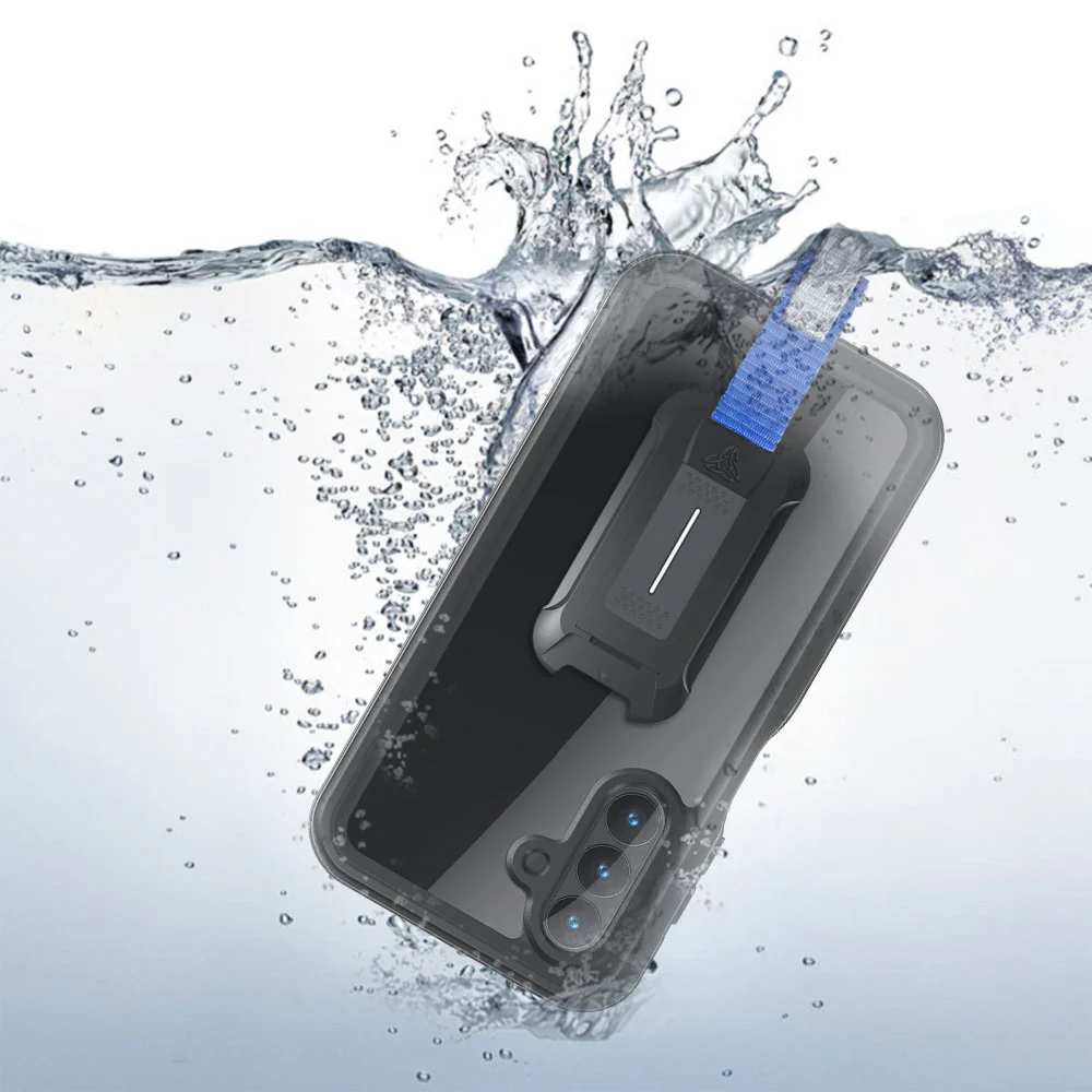 MX-SS25-A265G | Samsung Galaxy A26 5G SM-A266 Waterproof Case | IP68 shock & water proof Cover w/ X-Mount & Carabiner - Image 2