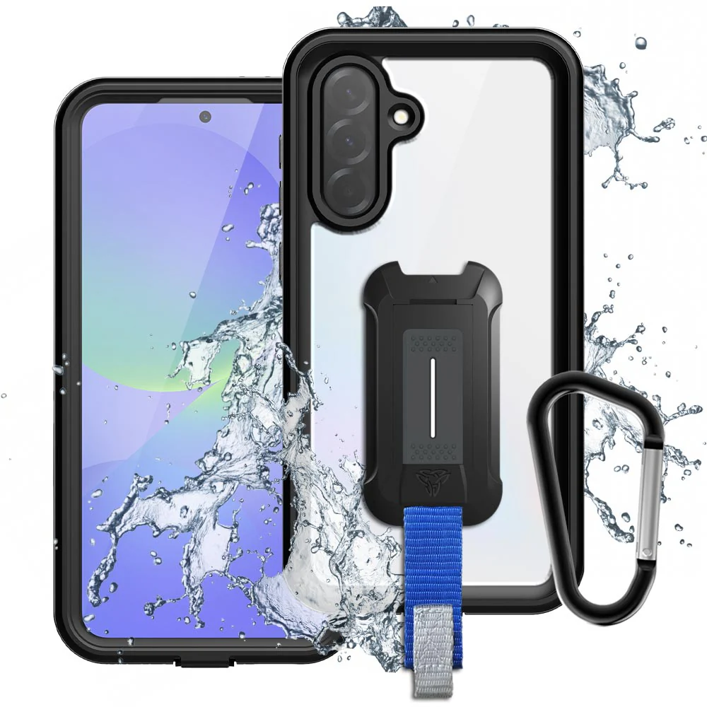 MX-SS25-A365G | Samsung Galaxy A36 5G SM-A366 Waterproof Case | IP68 shock & water proof Cover w/ X-Mount & Carabiner