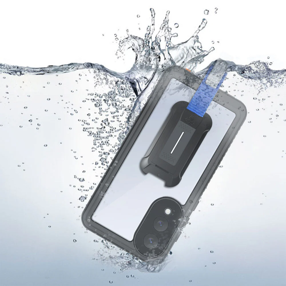 MX-SS25-S25E | Samsung Galaxy S25 Edge SM-S937 Waterproof Case | IP68 shock & water proof Cover w/ X-Mount & Carabiner - Image 8