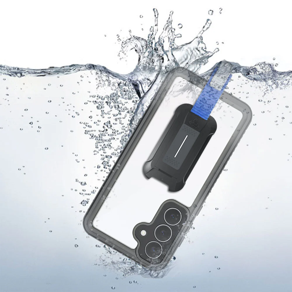 MX-SS25-S25FE | Samsung Galaxy S25 FE SM-S731 Waterproof Case | IP68 shock & water proof Cover w/ X-Mount & Carabiner - Image 8