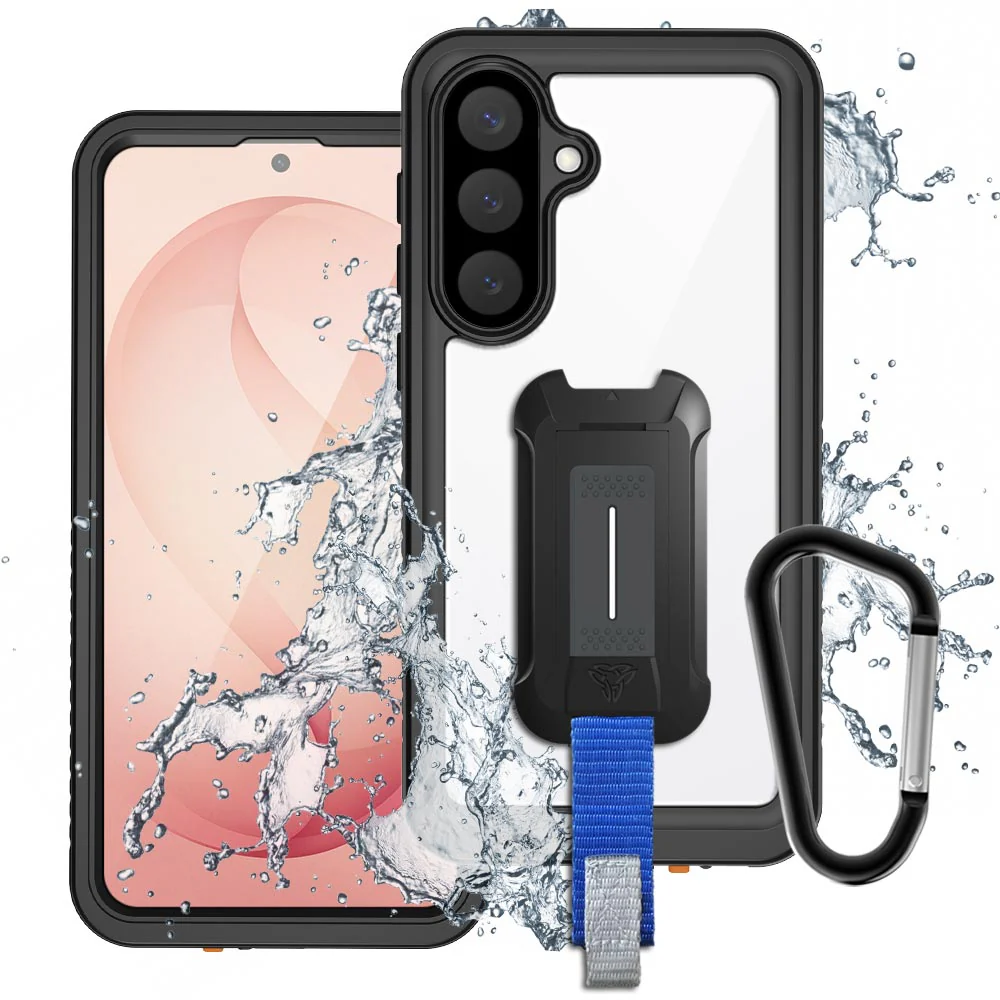 MX-SS26-S26P | Samsung Galaxy S26+ S26 Plus SM-S947 Waterproof Case | IP68 shock & water proof Cover w/ X-Mount & Carabiner