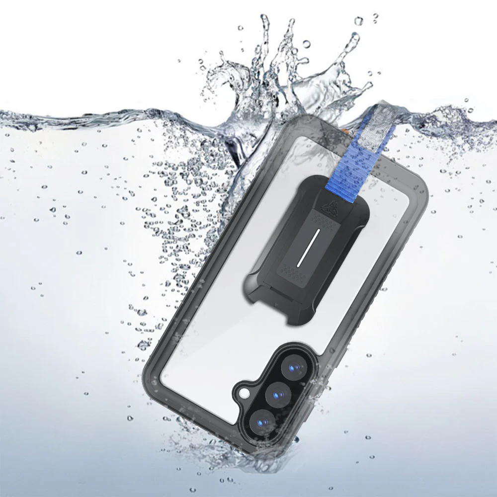 MX-SS26-S26P | Samsung Galaxy S26+ S26 Plus SM-S947 Waterproof Case | IP68 shock & water proof Cover w/ X-Mount & Carabiner - Image 9