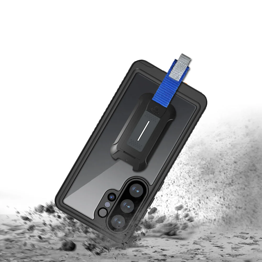 MX-SS26-S26U | Samsung Galaxy S26 Ultra SM-S948 Waterproof Case | IP68 shock & water proof Cover w/ X-Mount & Carabiner - Image 11