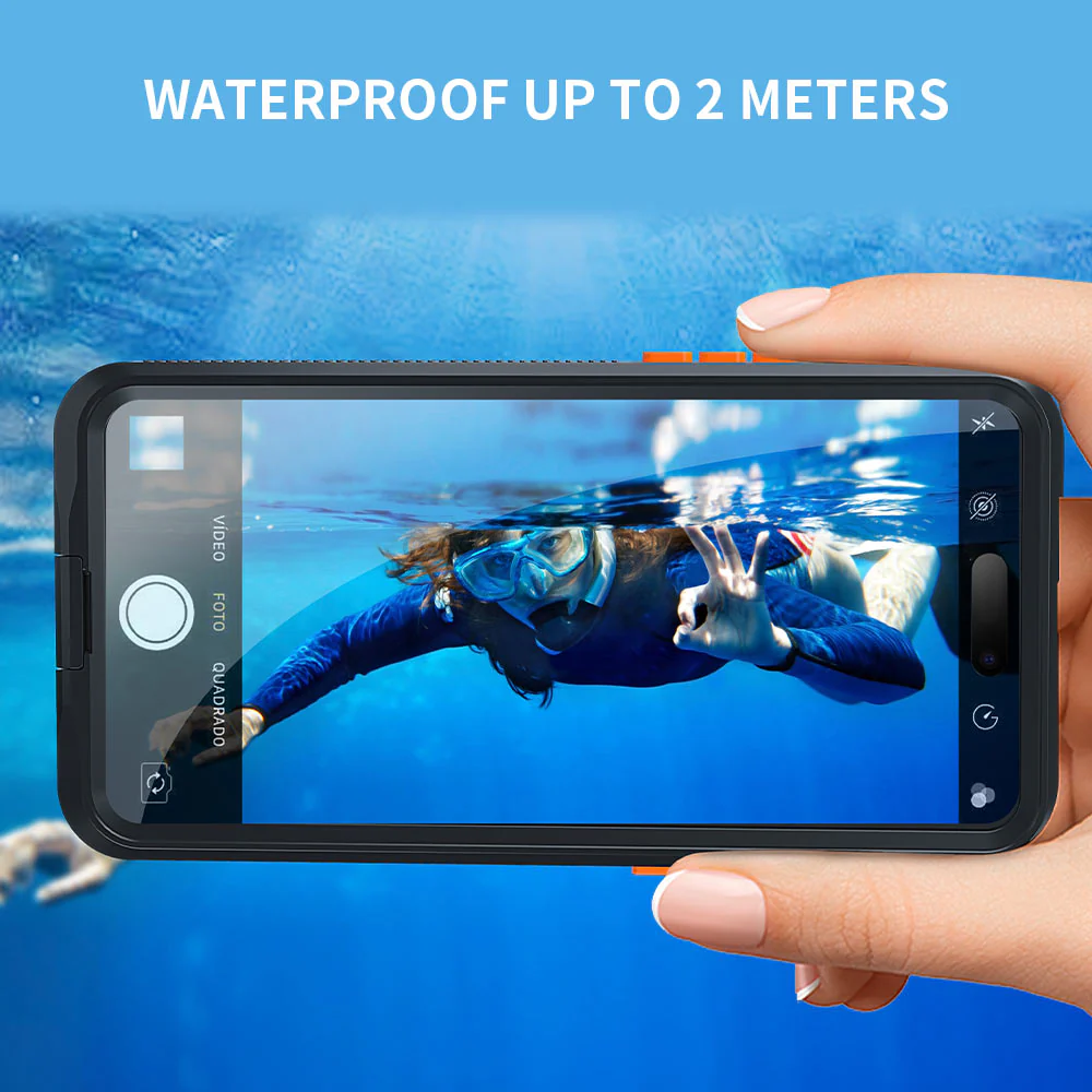 MX-UN3 | Universal Waterproof Case for iPhone 6.1" with X-Mount & Carabiner - Image 8