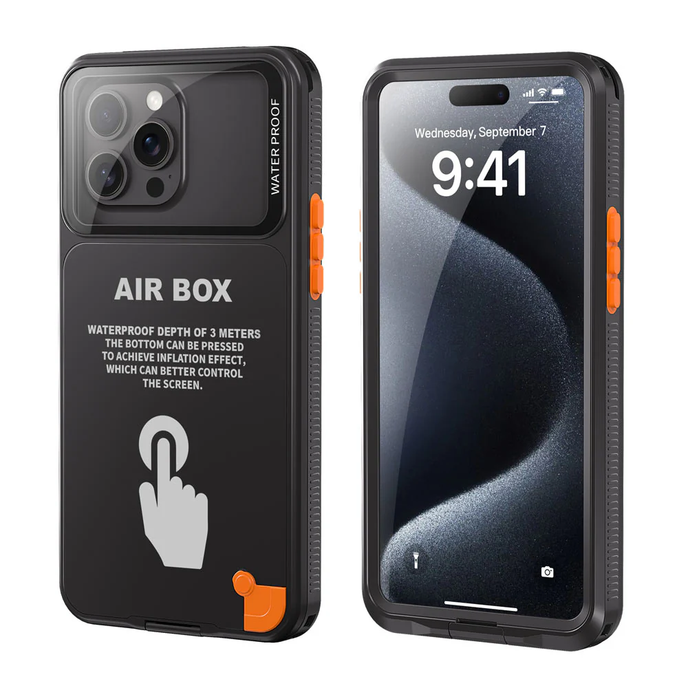 MX-UN3 | Universal Waterproof Case for iPhone 6.7" with X-Mount & Carabiner - Image 10
