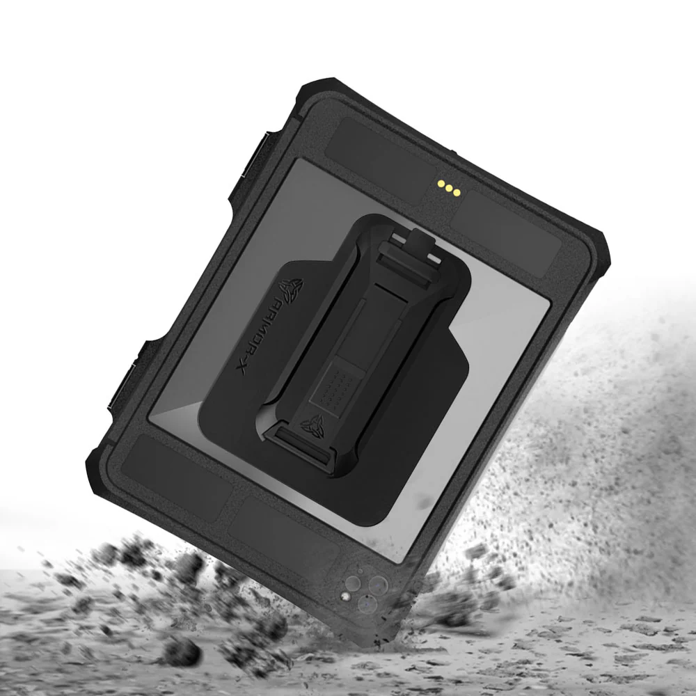 MXK-A15S | iPad Pro 11 ( 2nd / 3rd / 4th Gen. ) 2020 / 2021 / 2022 | IP68 Waterproof Case W/ Pencil Holder, Hand Strap, Kickstand & X-mount Supports Apple Pencil 2 Wireless Charging - Image 9