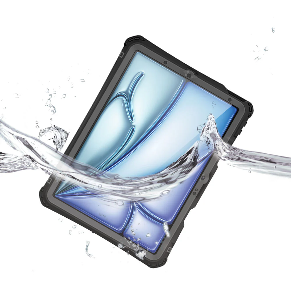 MXK-iPad-A5 | iPad Air 4 2020 / Air 5 2022 | IP68 Waterproof Case W/ Pencil Holder, Hand Strap, Kickstand & X-mount - Image 2