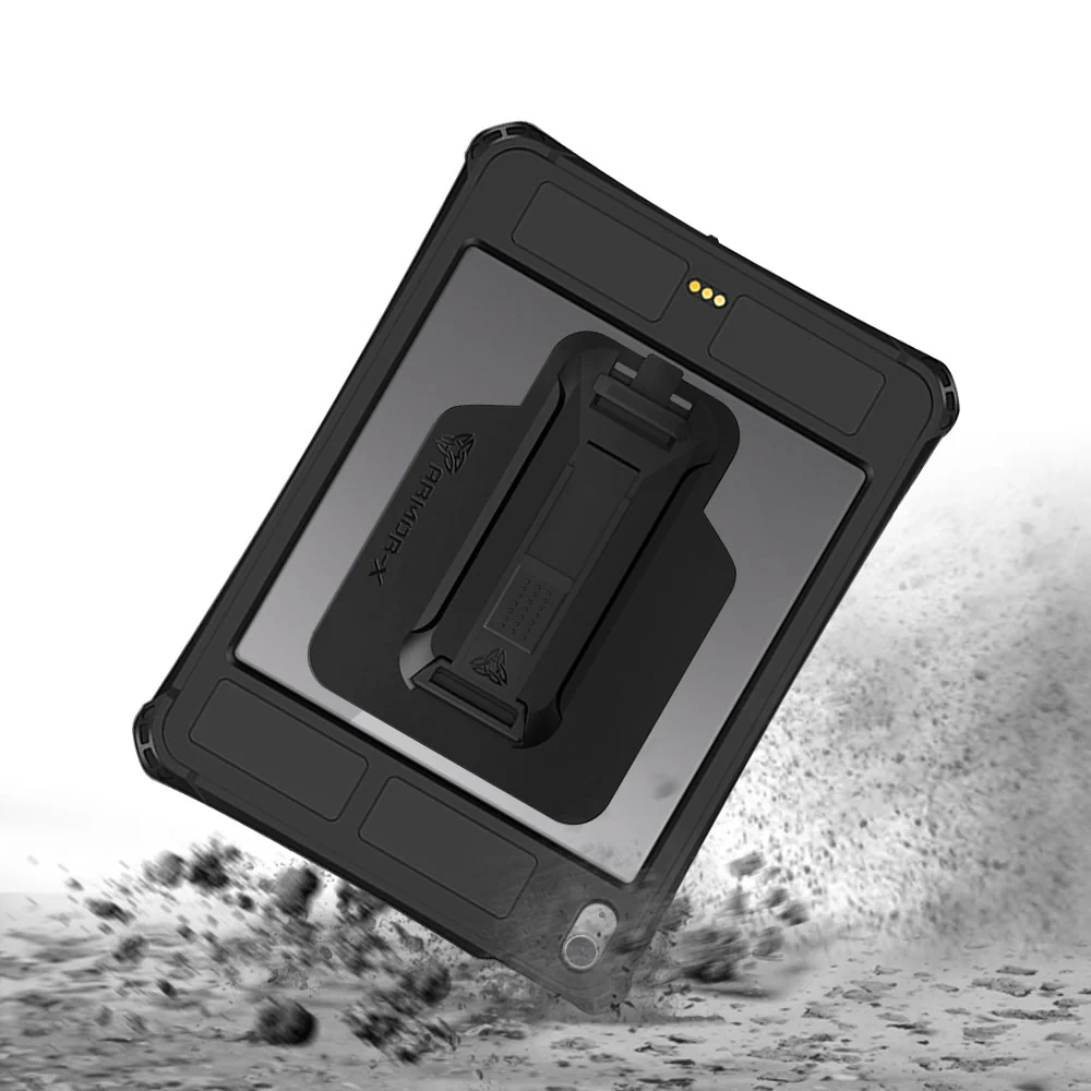 MXK-iPad-A5 | iPad Air 4 2020 / Air 5 2022 | IP68 Waterproof Case W/ Pencil Holder, Hand Strap, Kickstand & X-mount - Image 9