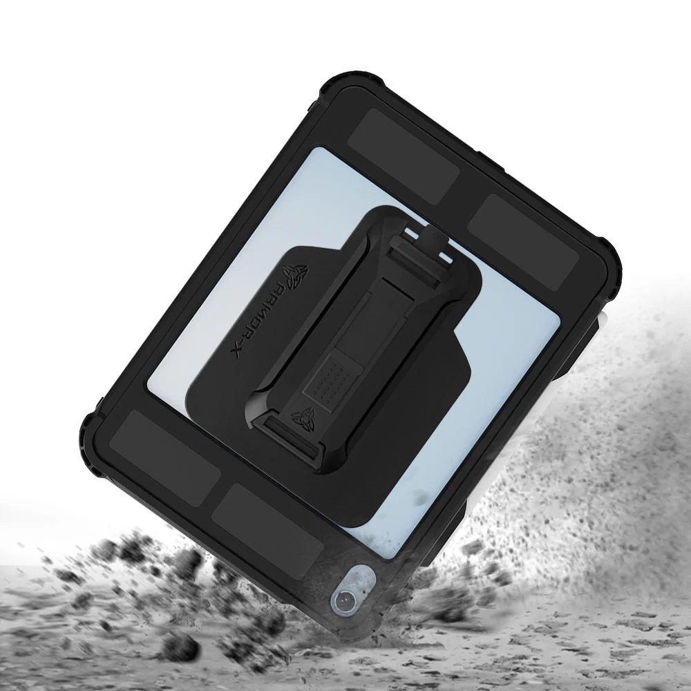 MXK-iPad-N5 | iPad 10.9 (10th Gen.) | IP68 Waterproof Case W/ Keyboard Connector, Pencil Holder, Hand Strap, Kickstand & X-mount - Image 8