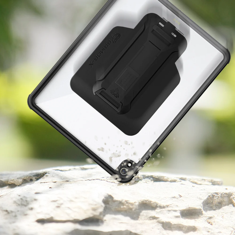MXS-A11S | iPad Pro 12.9 ( 3rd Gen. ) 2018 | IP68 Waterproof, Shock & Dust Proof Case With Handstrap & Kickstand & X-Mount - Image 8