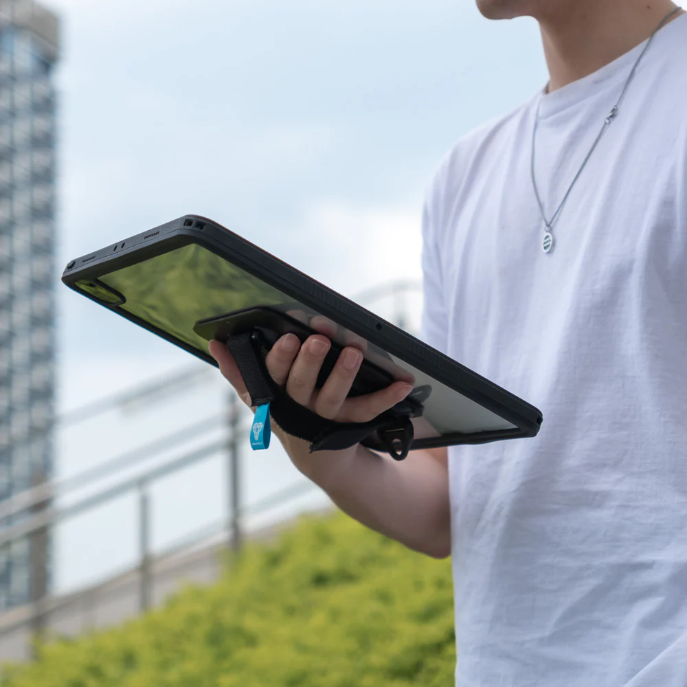 MXS-A15S | iPad Pro 11 ( 3rd / 4th Gen ) 2021 / 2022 | IP68 Waterproof, Shock & Dust Proof Case With Handstrap & Kickstand & X-Mount - Image 2