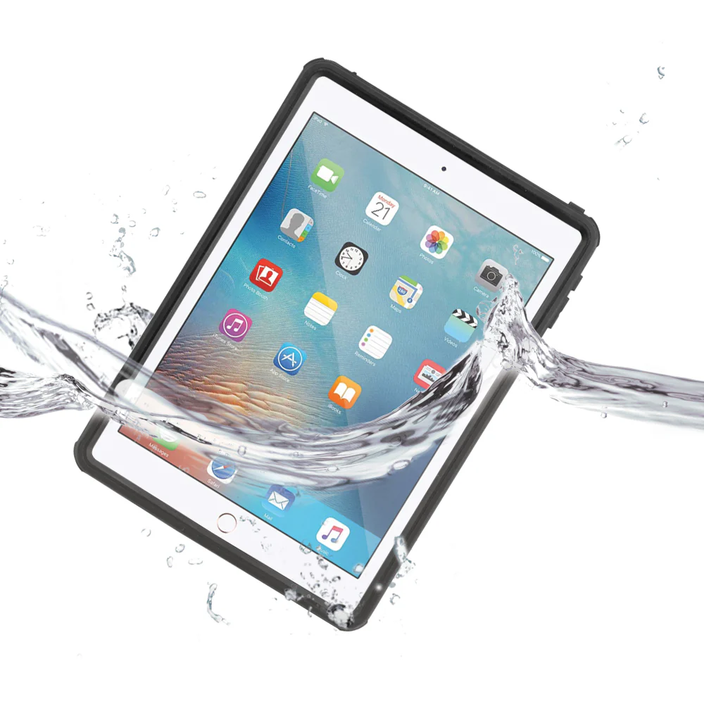 MXS-A6S | iPad Pro 9.7 2016 | IP68 Waterproof, Shock & Dust Proof Case With Handstrap & Kickstand & X-Mount - Image 6