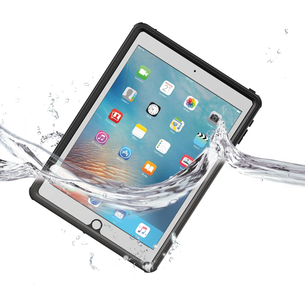 MXS-A7S | iPad 9.7 ( 5th / 6th Gen. ) 2017 / 2018 | IP68 Waterproof, Shock & Dust Proof Case With Handstrap & Kickstand & X-Mount - Image 7
