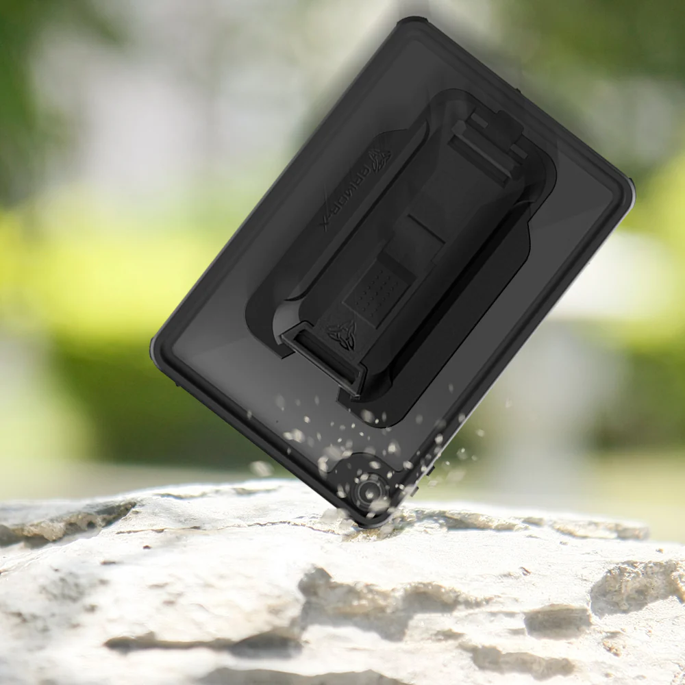 MXS-iPad-M5 | iPad mini 5 | IP68 Waterproof, Shock & Dust Proof Case With Handstrap & Kickstand & X-Mount - Image 9