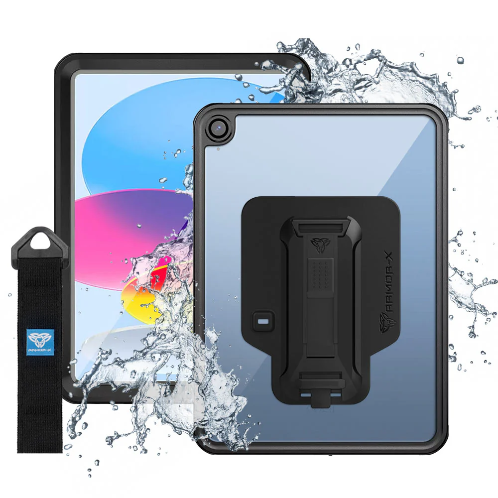 MXS-iPad-N5 | iPad 11-Inch (11th Gen / A16) | IP68 Waterproof, Shock & Dust Proof Case With Handstrap & Kickstand & X-Mount - Image 13