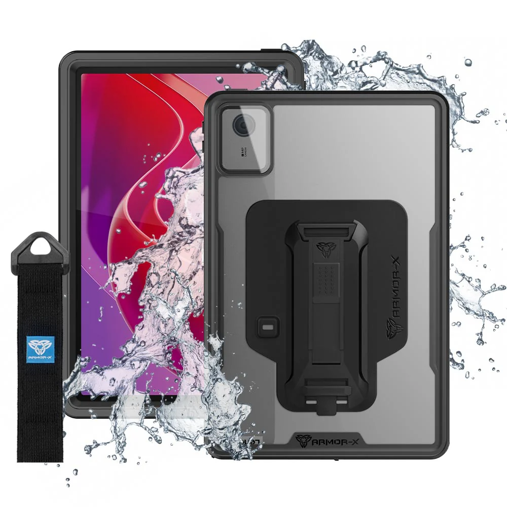MXS-LN-M11 | Lenovo Tab M11 / K11 TB330 | IP68 Waterproof, Shock & Dust Proof Case With Handstrap & Kickstand & X-Mount - Image 11