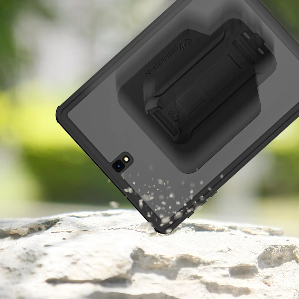 MXS-S3 | Samsung Galaxy Tab S3 9.7 T820 T825 | IP68 Waterproof, Shock & Dust Proof Case With Handstrap & Kickstand & X-Mount - Image 8