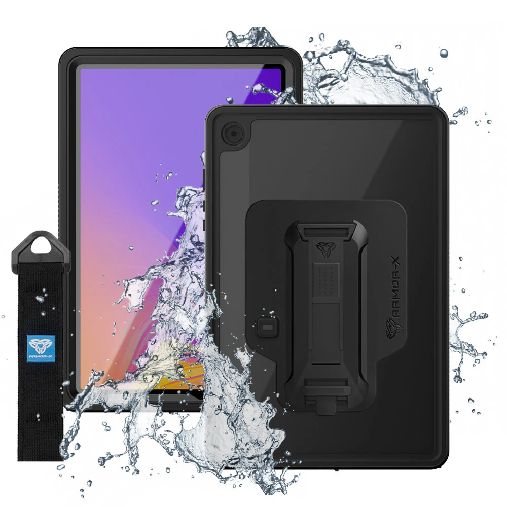 MXS-SS-X210 | Samsung Galaxy Tab A9+ A9 Plus ( 11" ) SM-X210 / SM-X215 / SM-X216 | IP68 Waterproof, Shock & Dust Proof Case With Handstrap & Kickstand & X-Mount - Image 11