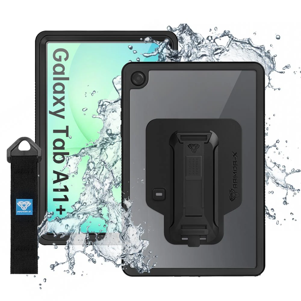 MXS-SS-X230 | Samsung Galaxy Tab A11+ A11 Plus ( 11" ) SM-X230 / SM-X235 / SM-X236 / SM-X238 | IP68 Waterproof, Shock & Dust Proof Case With Handstrap & Kickstand & X-Mount - Image 11