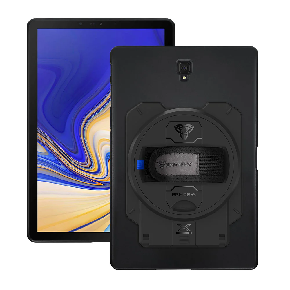NAN-SS-S4 | Samsung Galaxy Tab S4 10.5 T830 T835 | Shockproof Case With X-DOCK Modular Eco-System