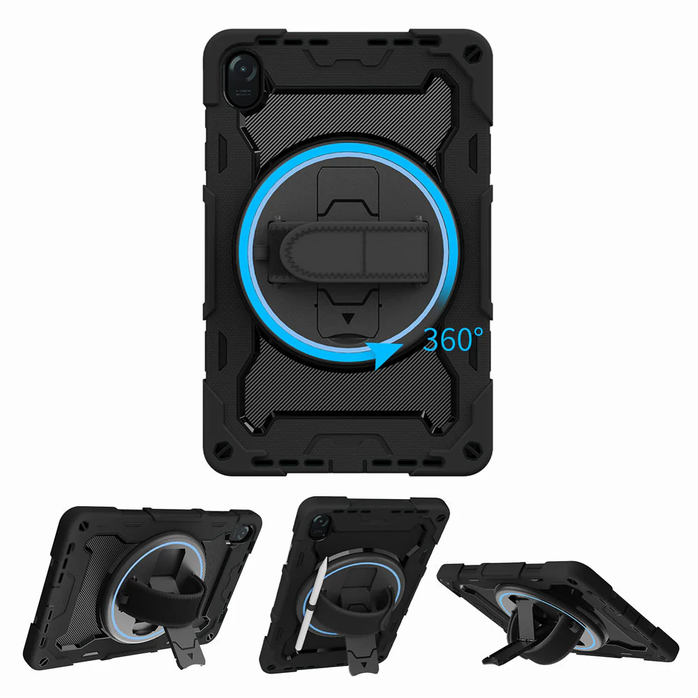NBN-HW-HN8 | Honor Pad 8 2022 ( HEY-W09 ) | Ultra 3 Layers Shockproof Rugged Case with Hand Strap and Kick-Stand - Image 10