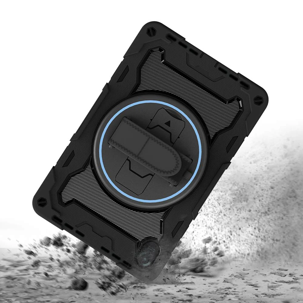 NBN-HW-HN8 | Honor Pad 8 2022 ( HEY-W09 ) | Ultra 3 Layers Shockproof Rugged Case with Hand Strap and Kick-Stand - Image 8