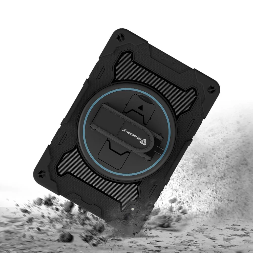 NBN-HW-MTP_DBR | Huawei MatePad 11 (2023) DBR-W10 | Ultra 3 Layers Shockproof Rugged Case with Hand Strap and Kick-Stand - Image 8